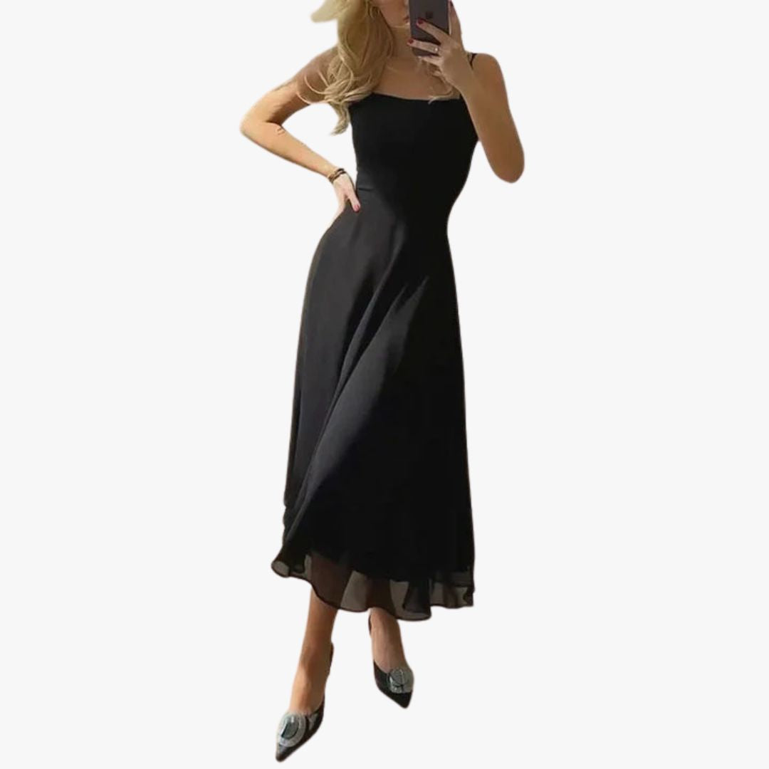 Jace & Rose Elegant Sleeveless Solid Color Dresses for Women