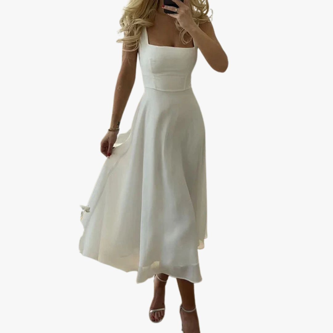 Jace & Rose Elegant Sleeveless Solid Color Dresses for Women
