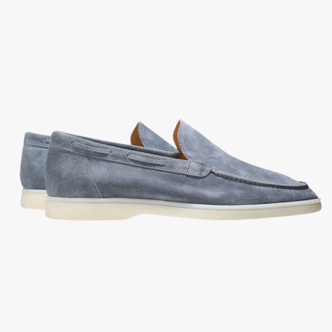 Jace & Rose Genuine Leather Slip-On Loafers for Men
