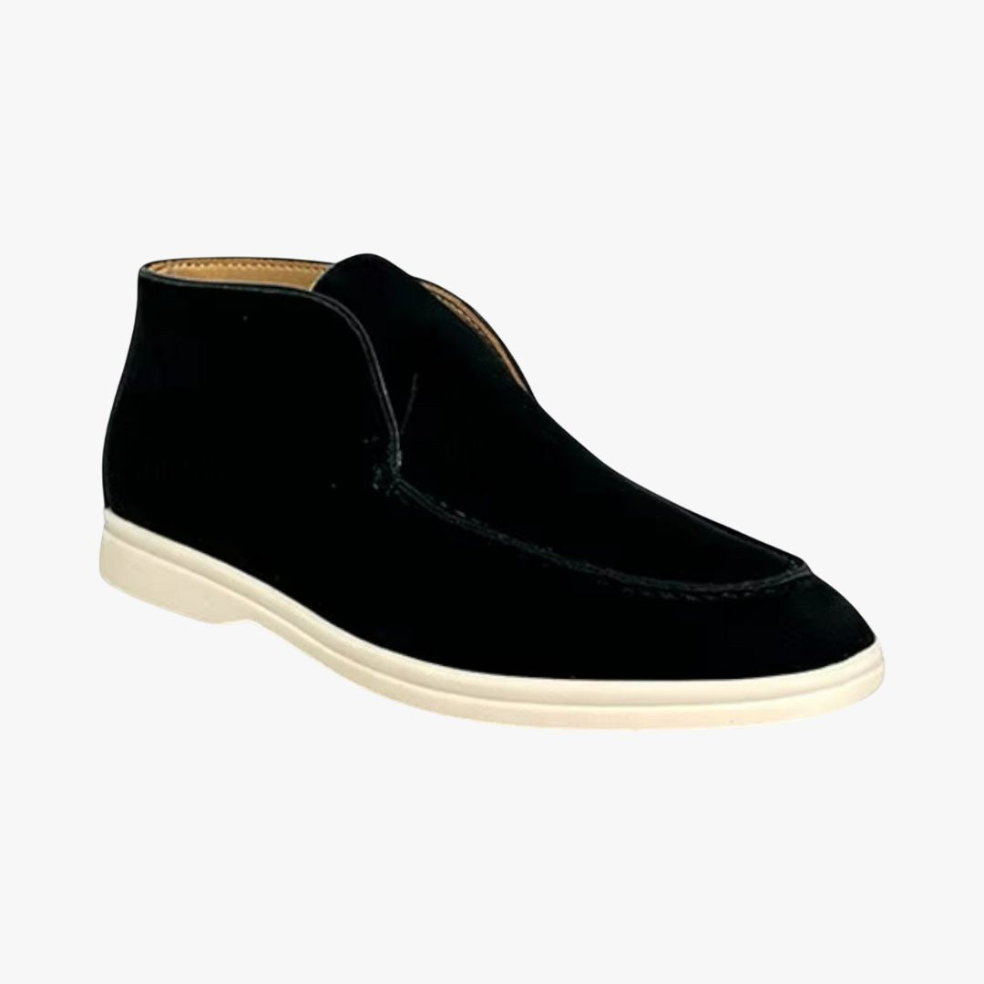 Jace & Rose | High-Top Suede Loafers – Formal Business Slip-On Shoes