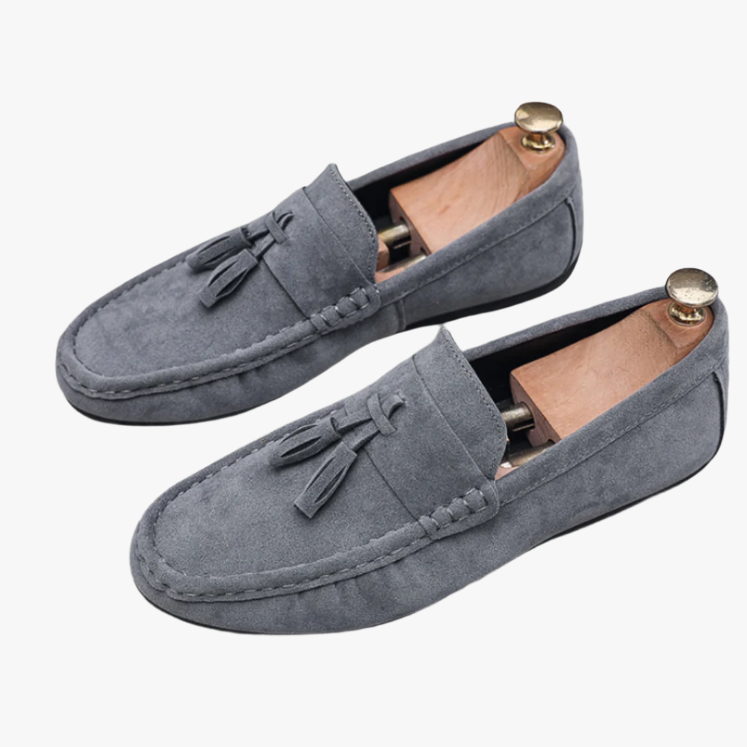 Jace & Rose | Men's Tassel Suede Loafers – Stylish Casual Shoes for Men