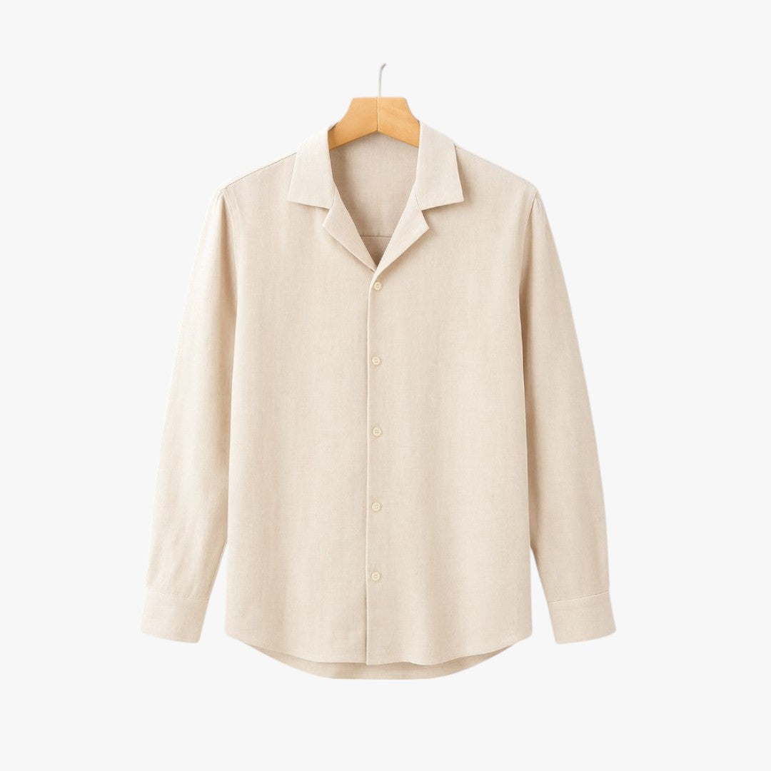 Jace & Rose Old Money Linen Shirt For Men