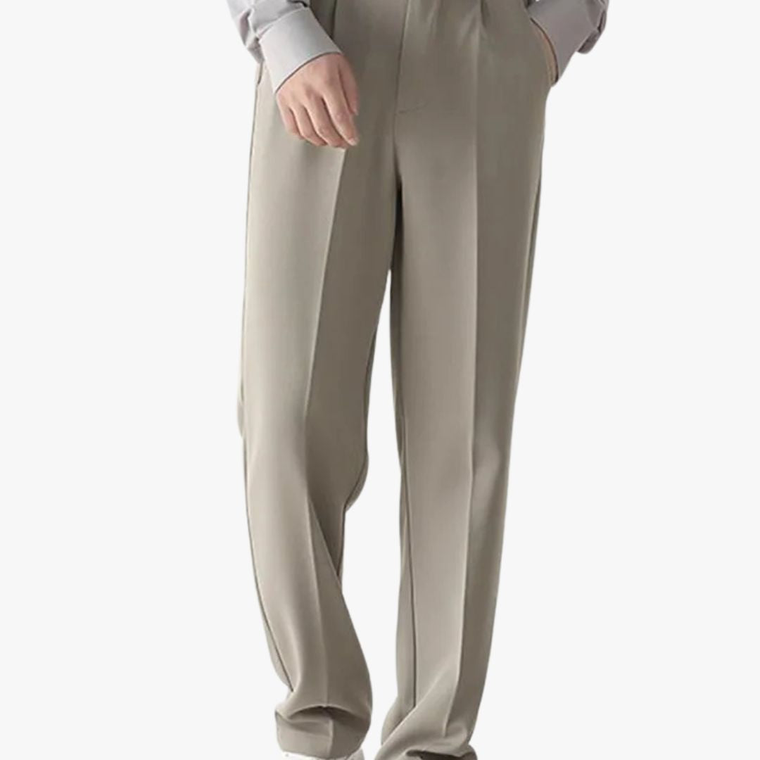 Jace & Rose | Relaxed Fit Draped Formal Pants for Men