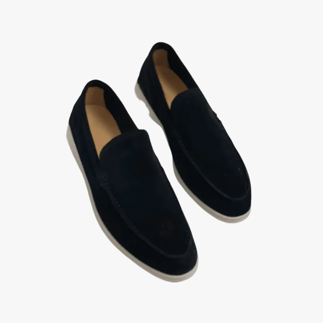 Jace & Rose | Suede Loafers for Men - Classic & Comfortable Slip-On Shoes