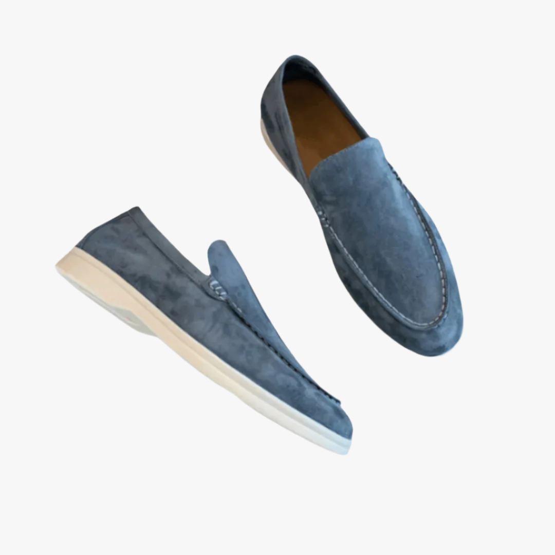 Jace & Rose | Suede Loafers for Men - Classic & Comfortable Slip-On Shoes