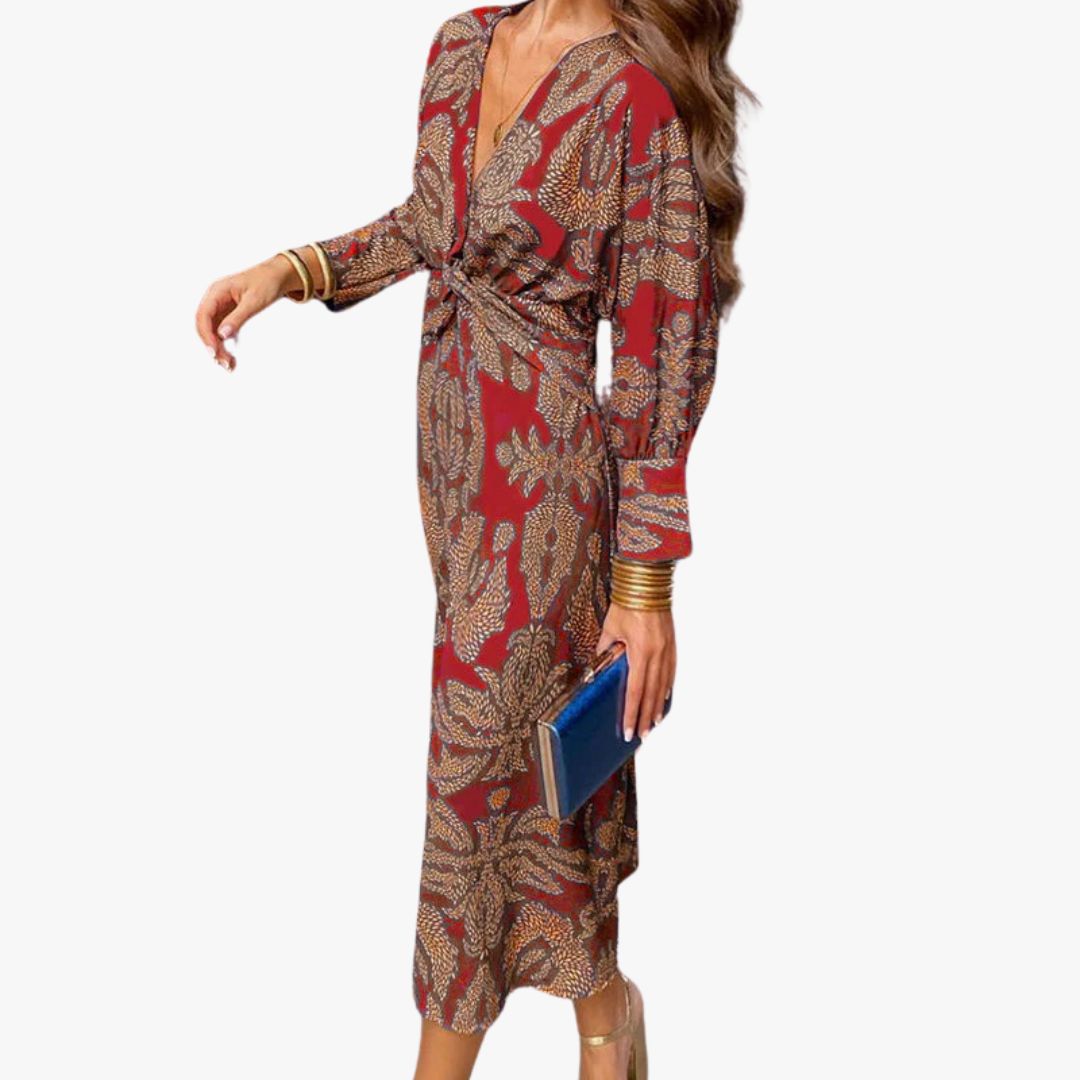 Jace & Rose | Sustainable All-Season Breathable Fabric Maxi Dress for Women