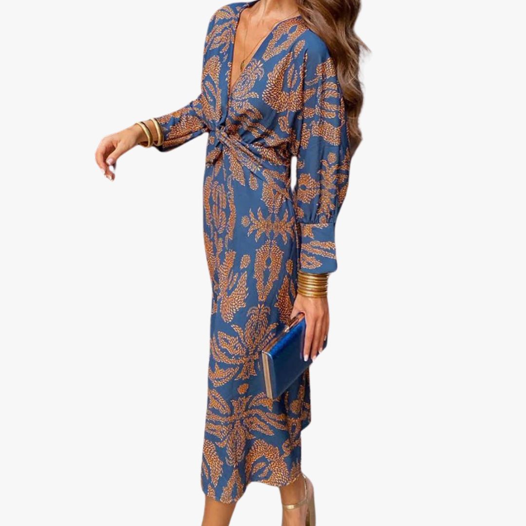 Jace & Rose | Sustainable All-Season Breathable Fabric Maxi Dress for Women