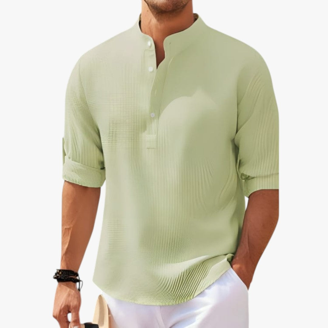 Jace & Rose Casual Modern Style Breathable Polo Sweatshirt for Men