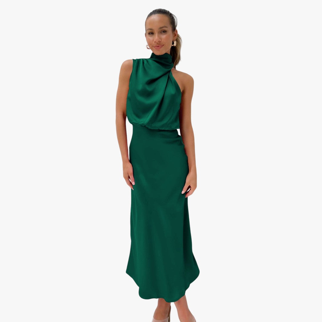 Jace & Rose Chic Satin Maxi Dress for Women