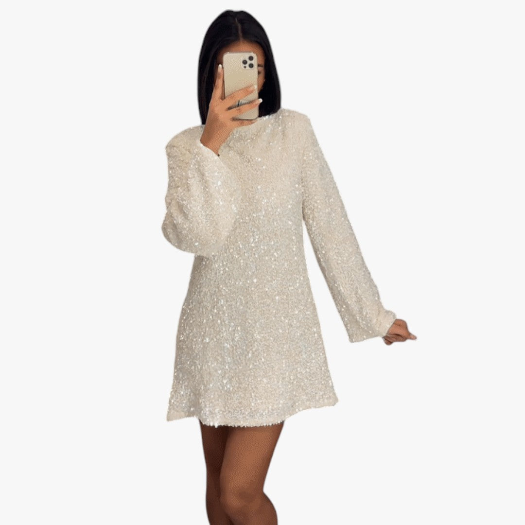 Jace & Rose Chic Summer Mini Dress with Sparkle for Women