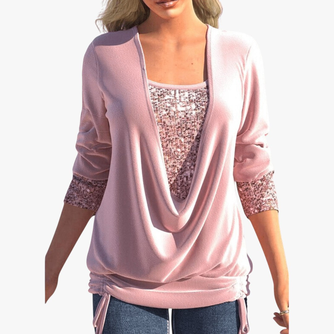 Jace & Rose Loose Chic Light cotton Sweatshirt for Women