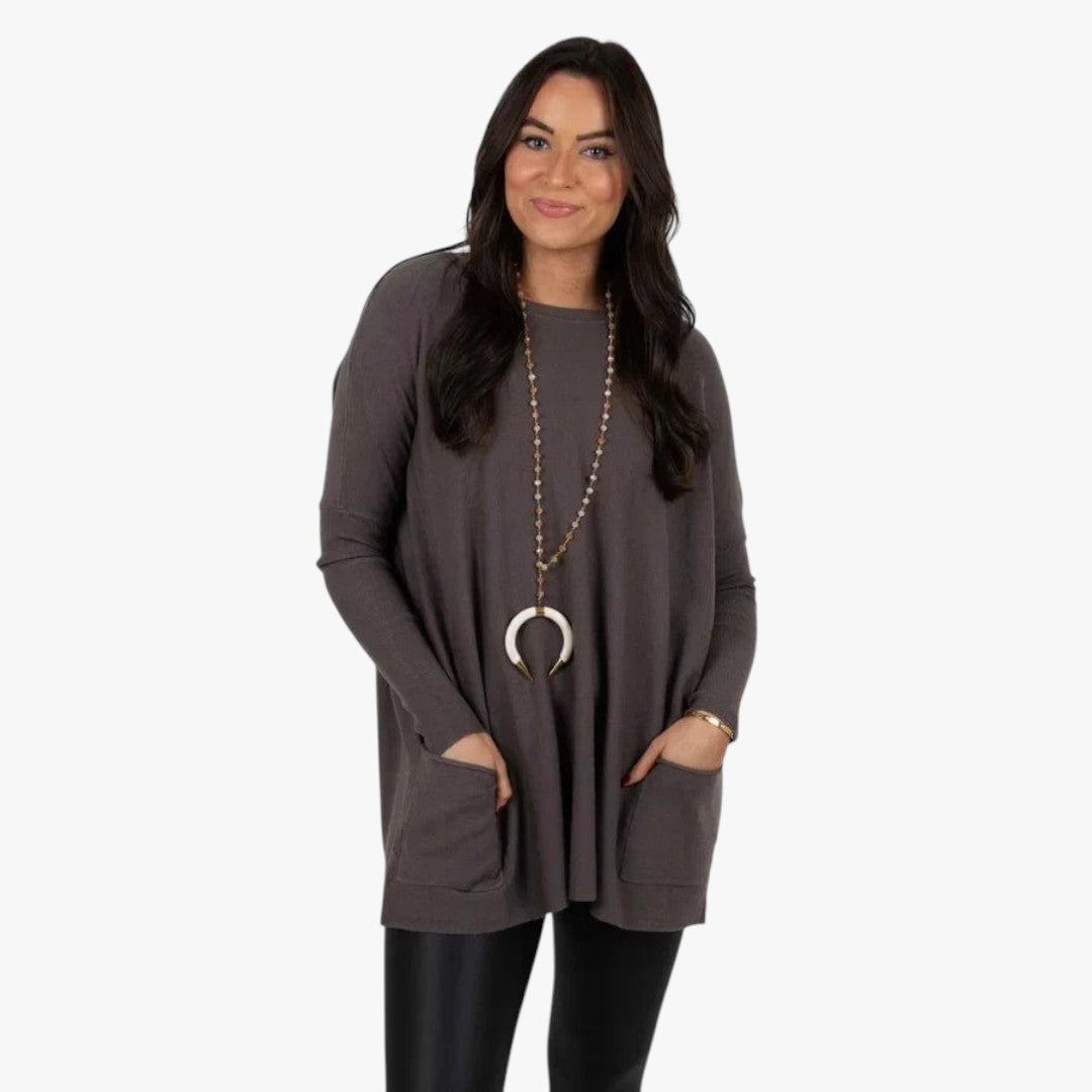 Jace & Rose Loose Sweater Casual Modern Style for Women