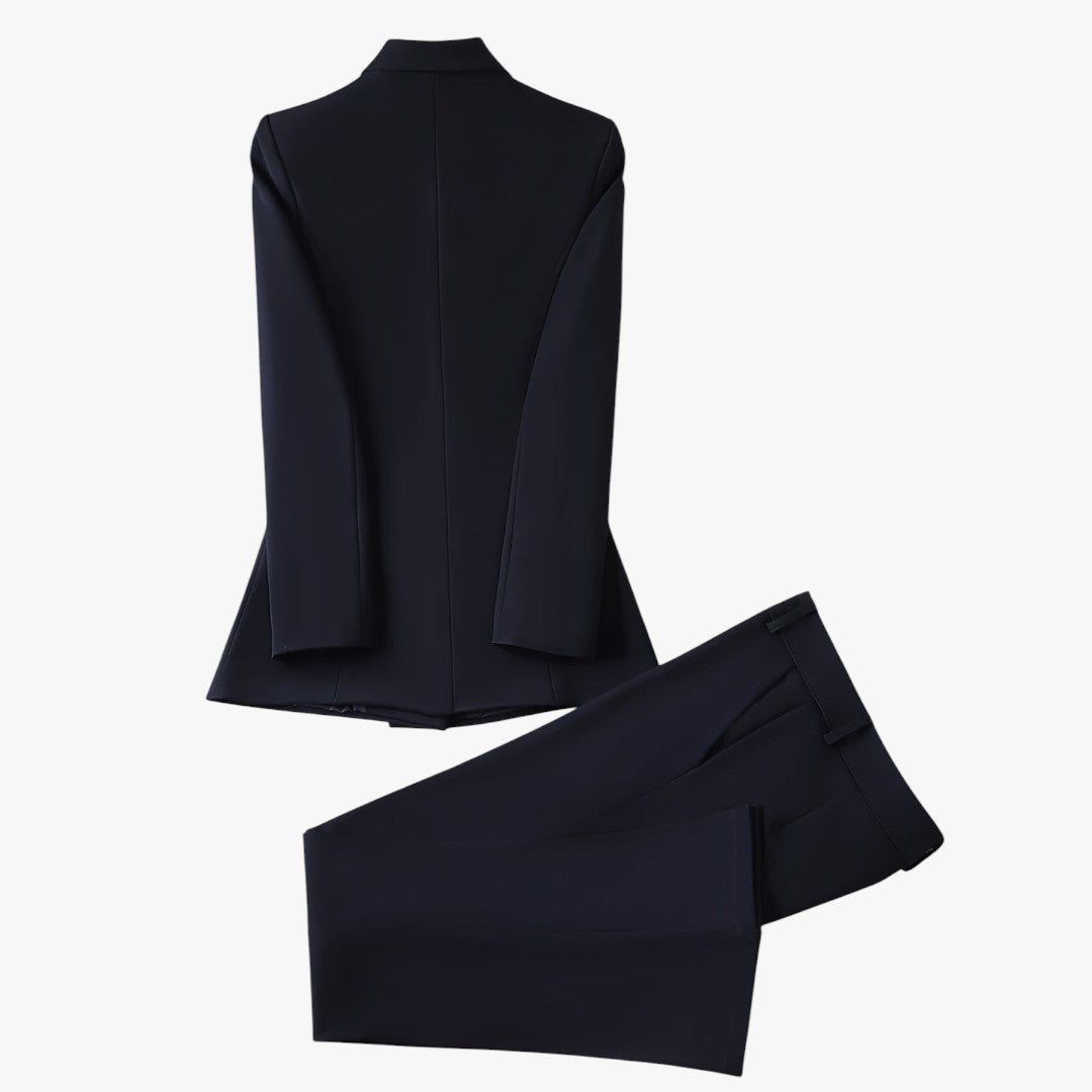Jace & Rose Office 2-Piece Set Blazer & Pants Outfit Set for Women