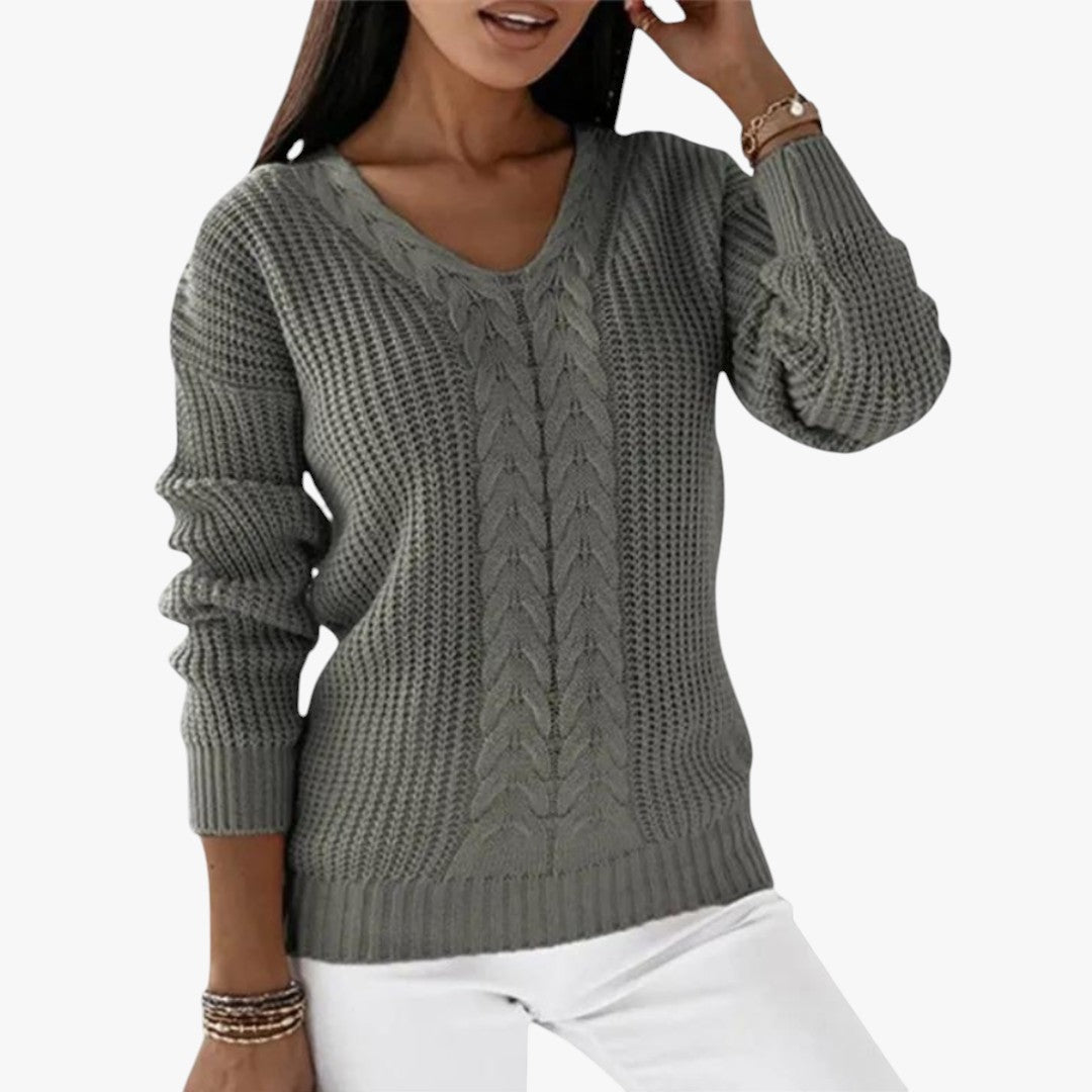 Jace & Rose Scandinavian Knitted Sweater for Women