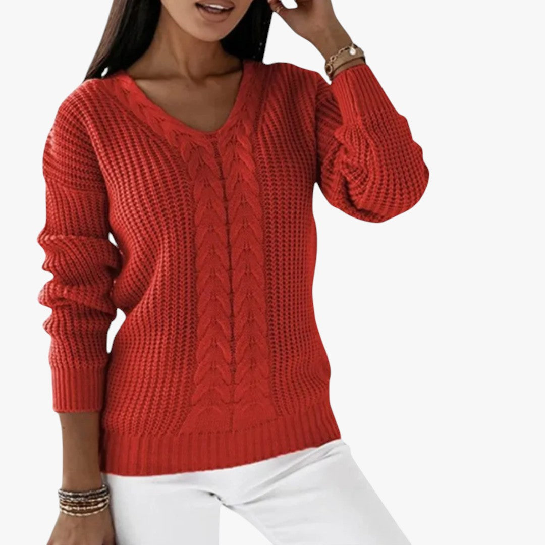 Jace & Rose Scandinavian Knitted Sweater for Women